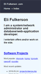 Mobile Screenshot of elifulkerson.com