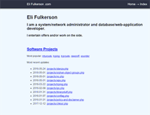 Tablet Screenshot of elifulkerson.com